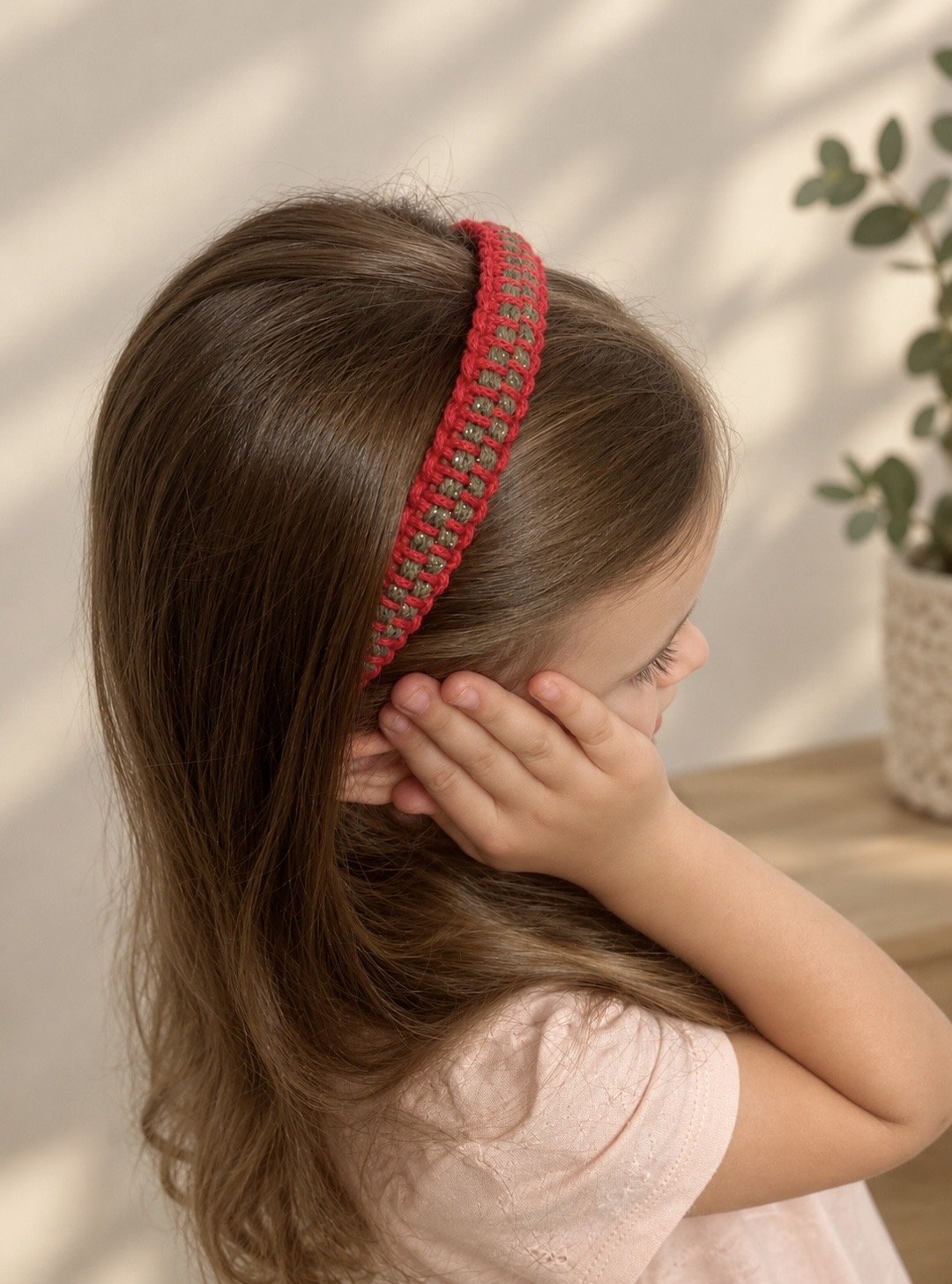 Kalėdinis Macrame lankelis
